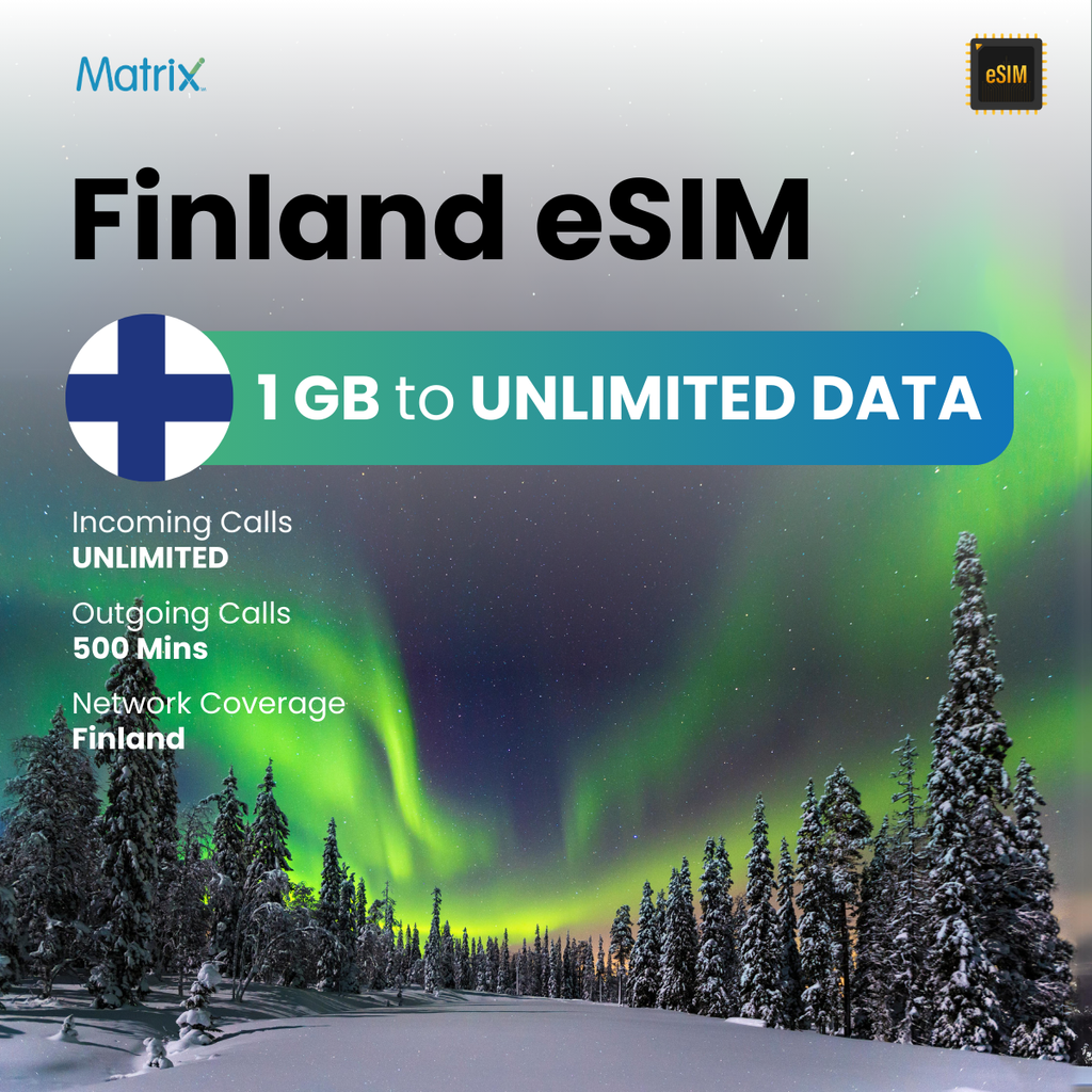 Buy International eSIM for Finland