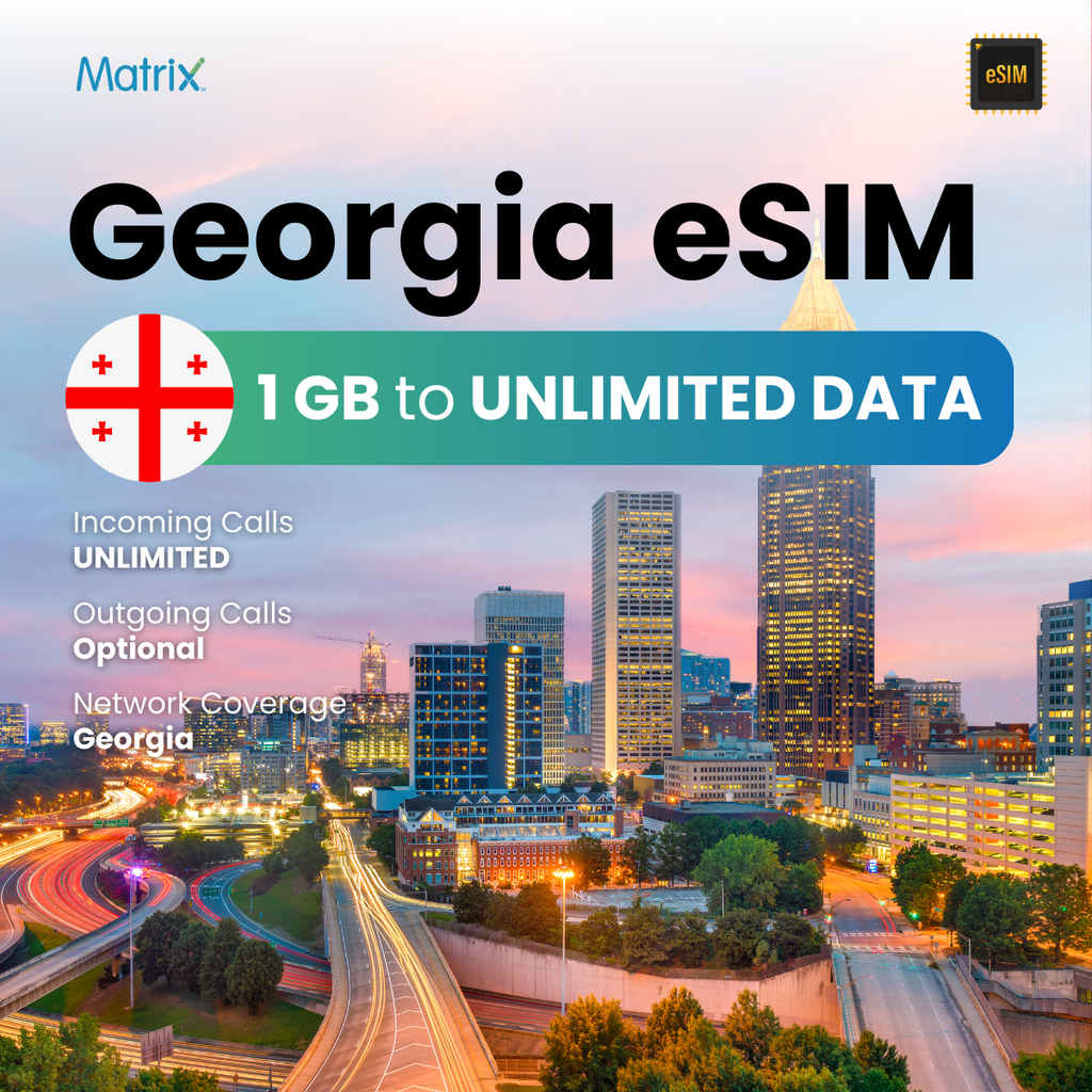 Buy International eSIM for Georgia