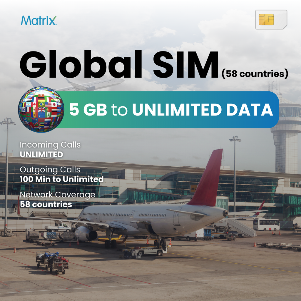 Buy Global Prepaid SIM (58 countries)