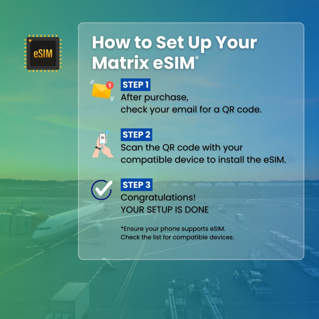 Setup your Matrix eSIM