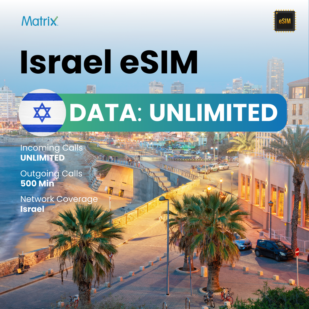 Buy International eSIM for Israel