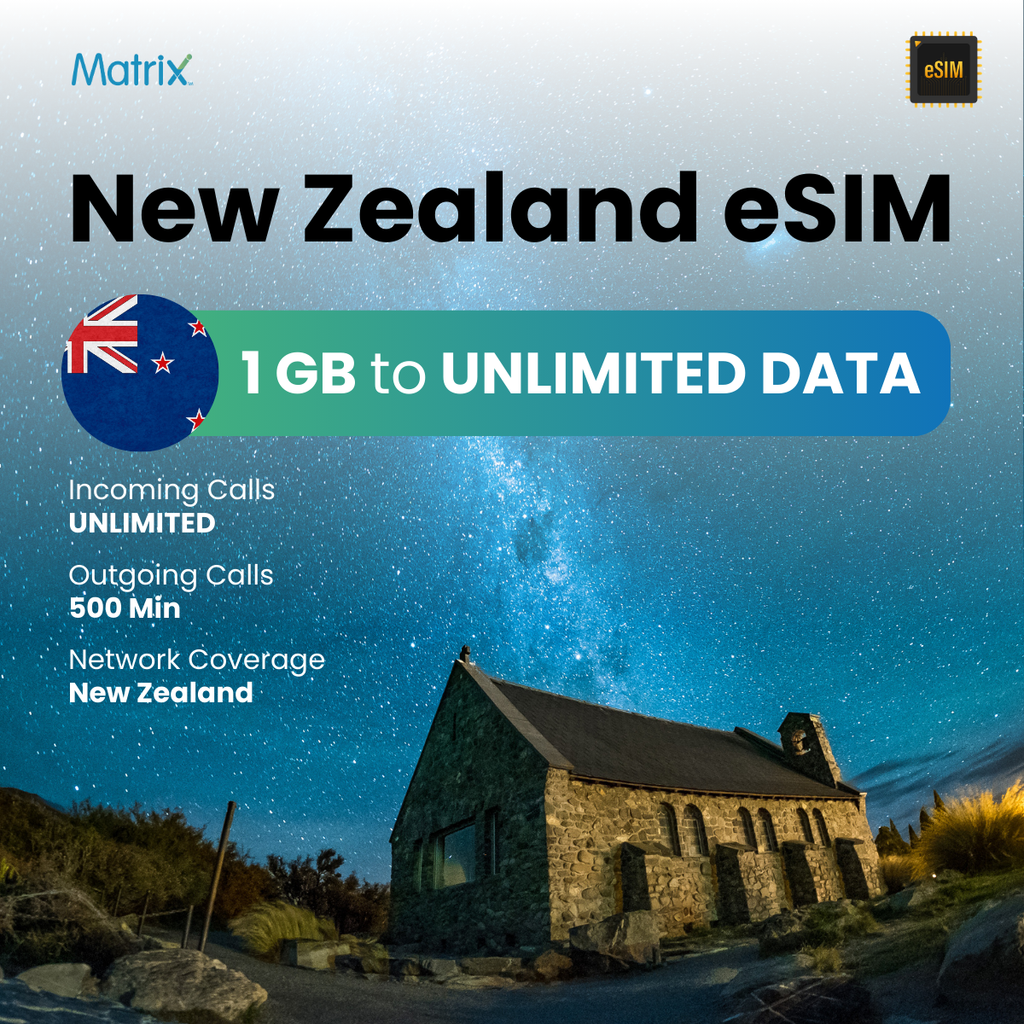 Buy International eSIM for New Zealand