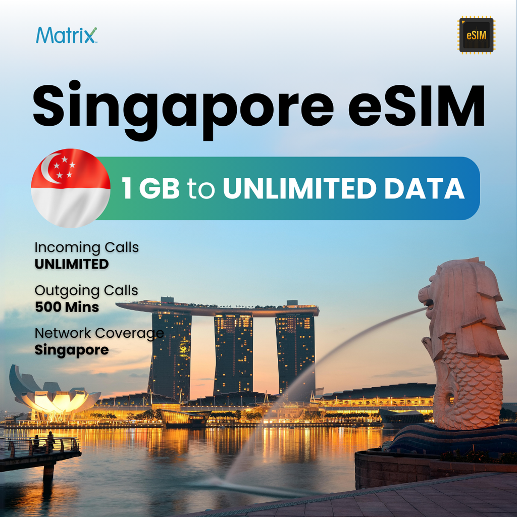 Buy International eSIM for Singapore