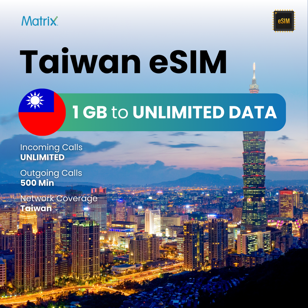 Buy International eSIM for Taiwan