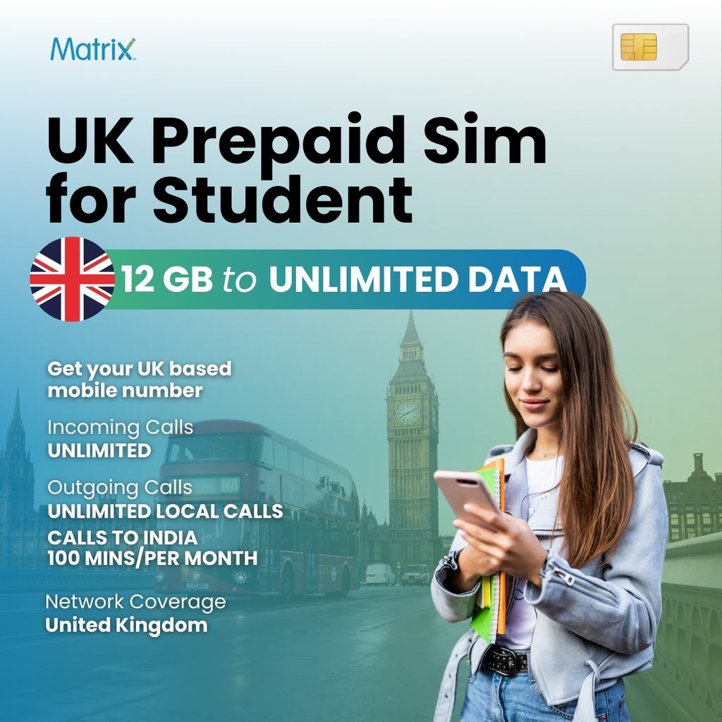 Buy UK Prepaid SIM for Students