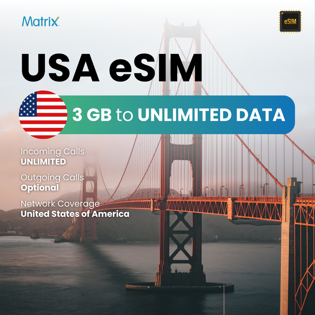 Buy International eSIM for USA